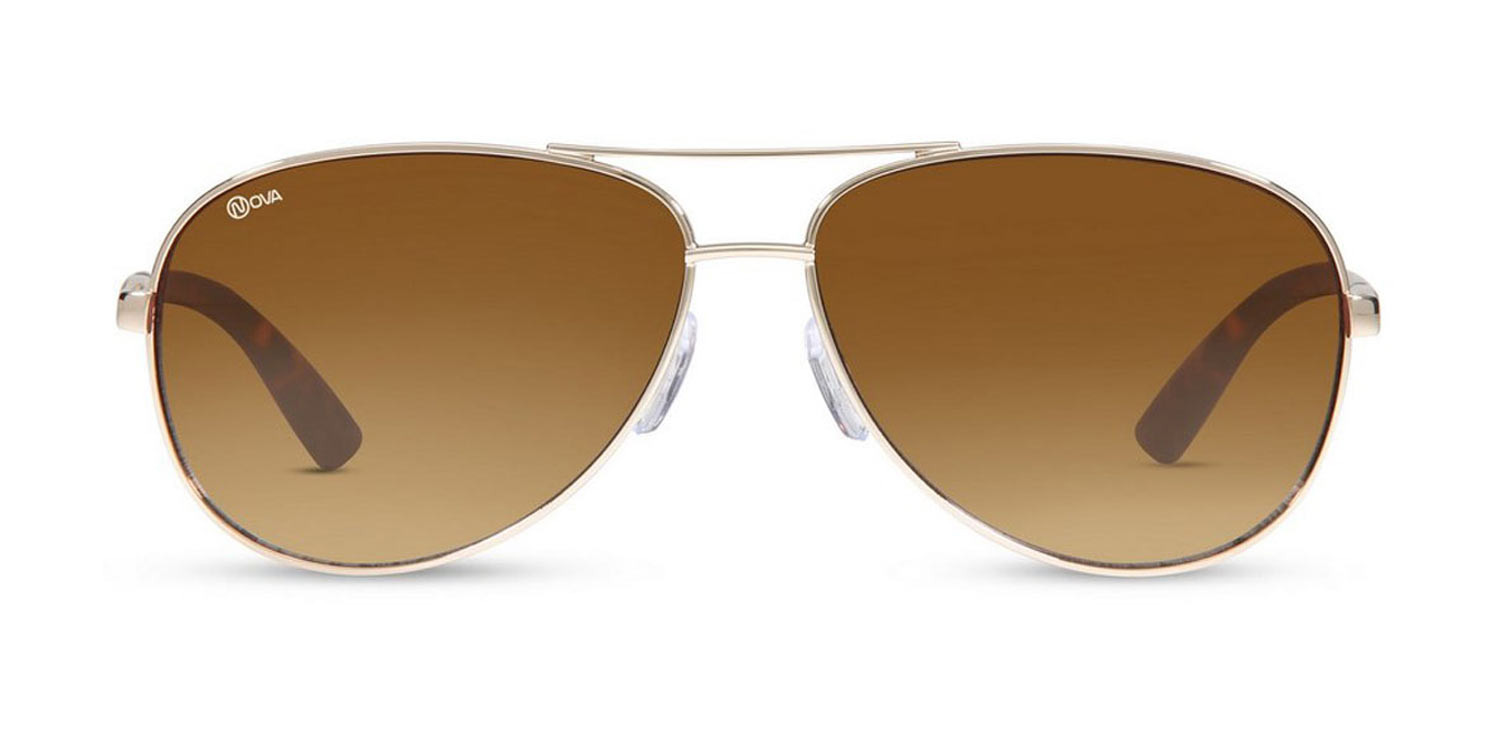 Buy Sunglasses for Women Online - Pilot, Full Rim, Brown Eyeframe